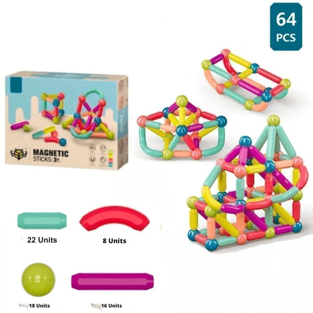 Children's Toy with Magnetic Pieces - MagneticKids + Exclusive Gift