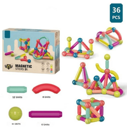 Children's Toy with Magnetic Pieces - MagneticKids + Exclusive Gift