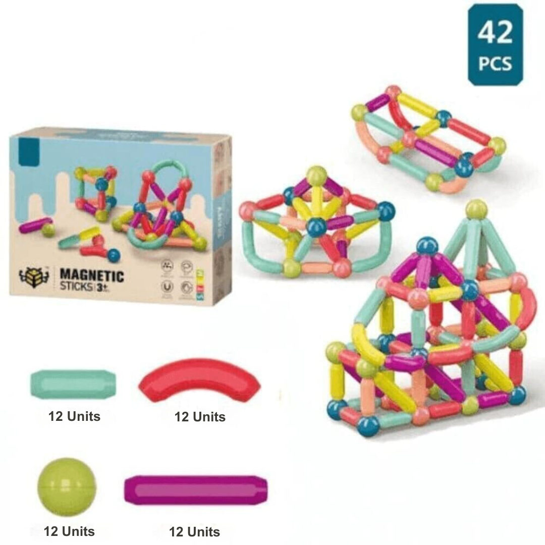 Children's Toy with Magnetic Pieces - MagneticKids + Exclusive Gift