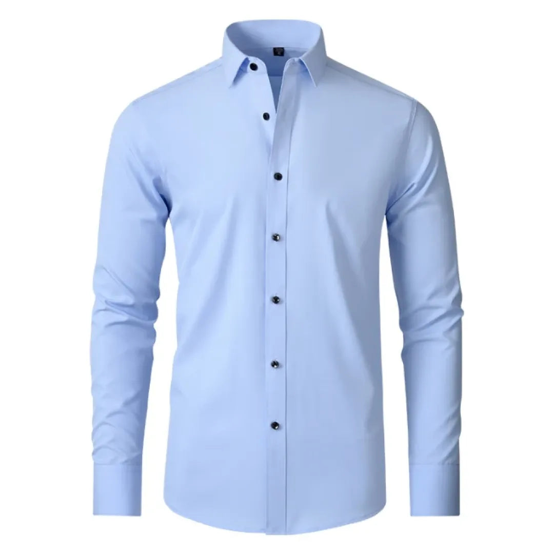 Men's Dress Shirt with Flexible Technology - Flex Comfort