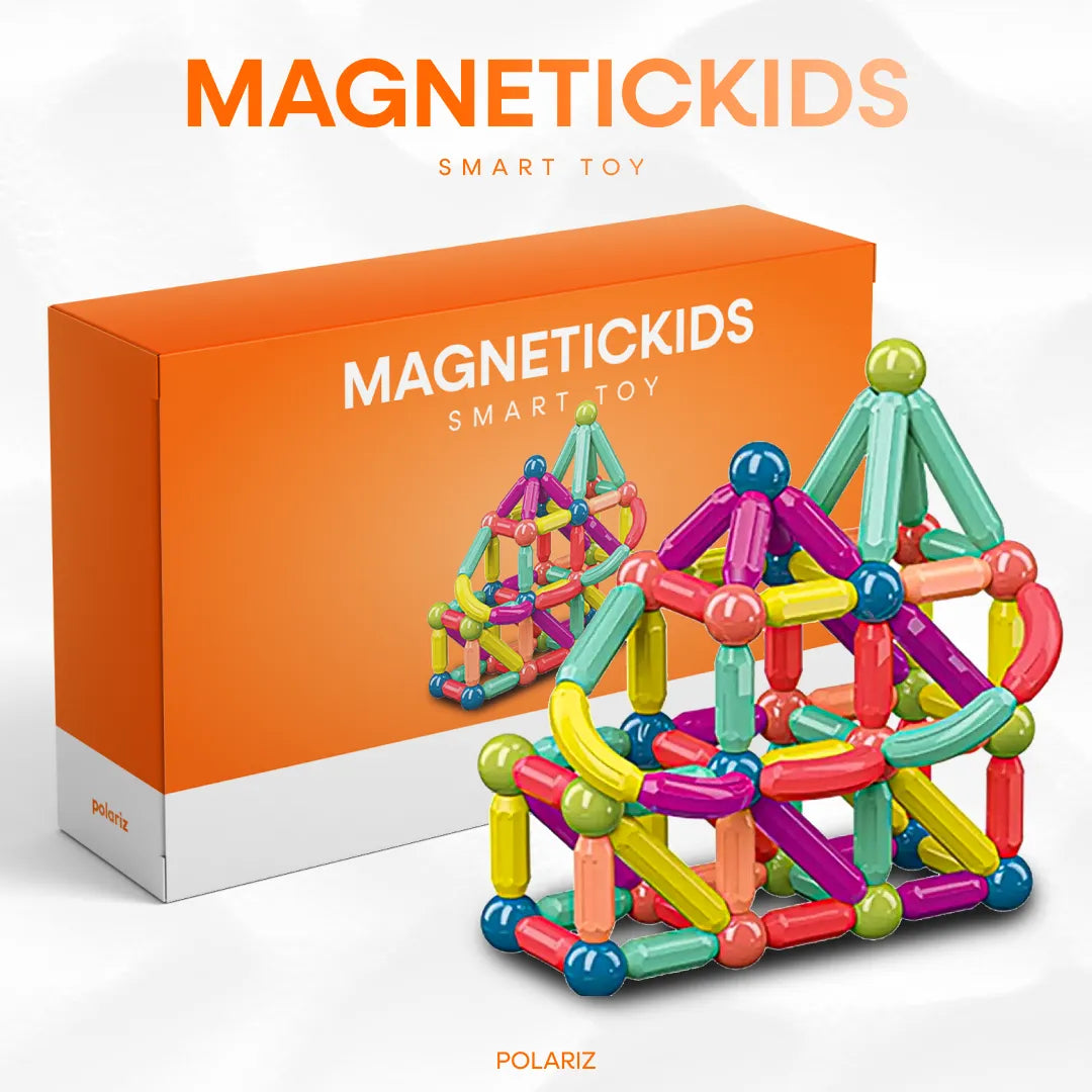 Children's Toy with Magnetic Pieces - MagneticKids + Exclusive Gift