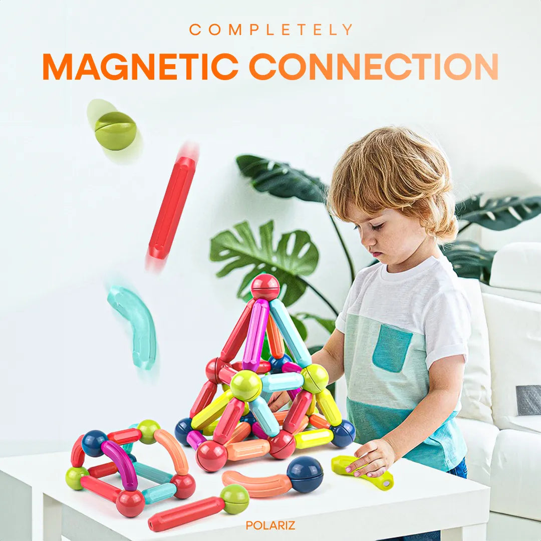 Children's Toy with Magnetic Pieces - MagneticKids + Exclusive Gift